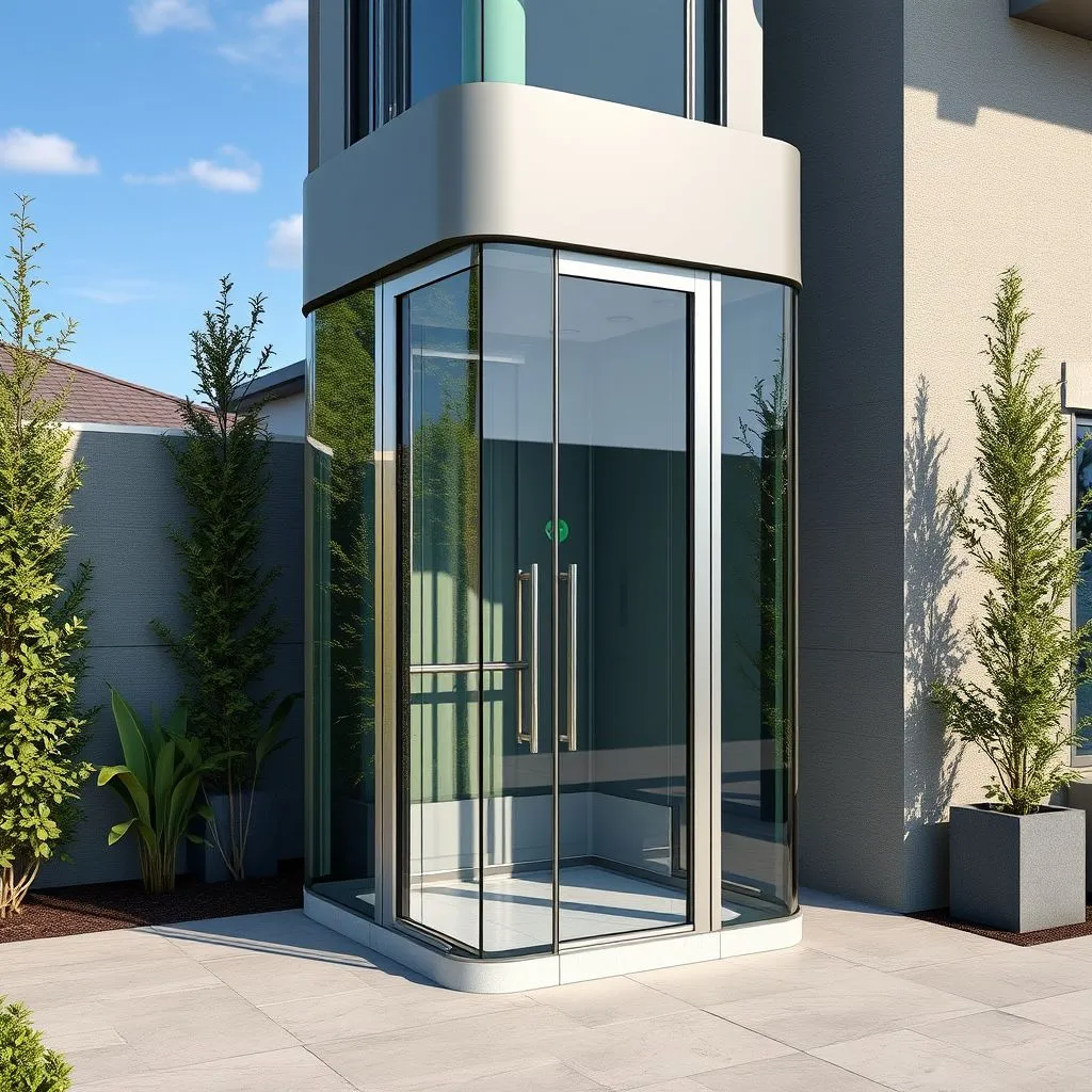 ascenseur exterieur maison